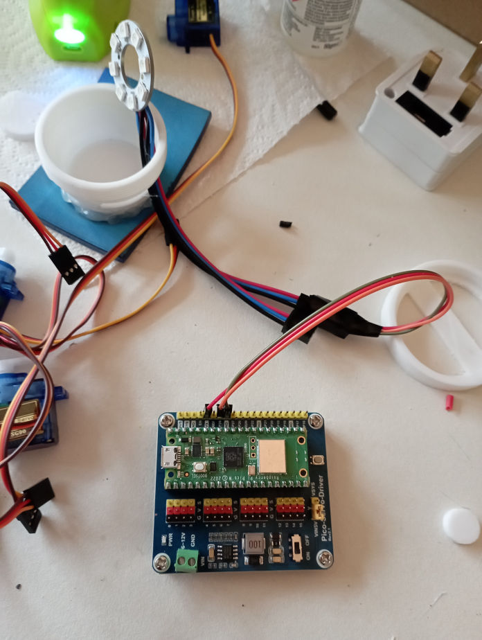 Pico Motor Controller and LED 
